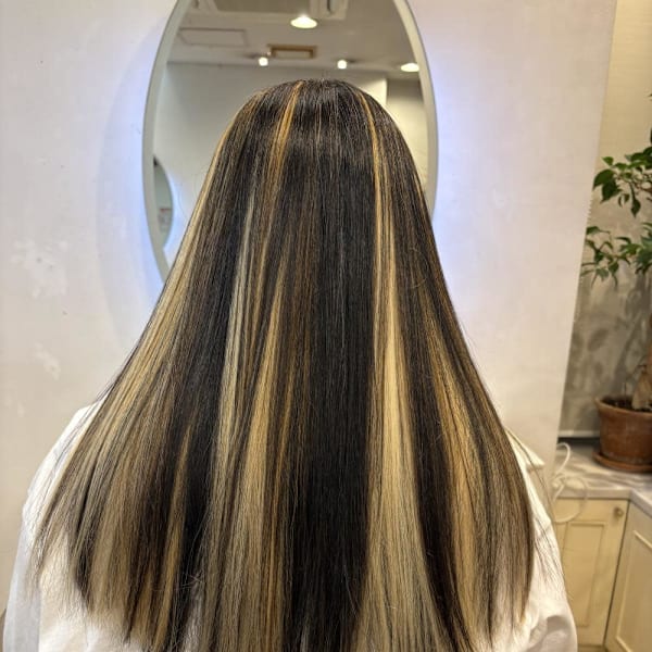 ロング　メッシュ|hair&make imus MADOMOAZEL