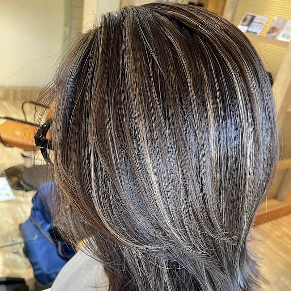 グレージュ/コントラストハイライト/下赤塚|Sepiage sept