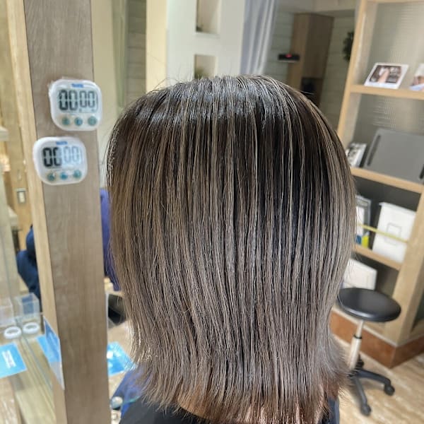 ハイライト/白髪ぼかし/ベージュ/下赤塚|Sepiage sept