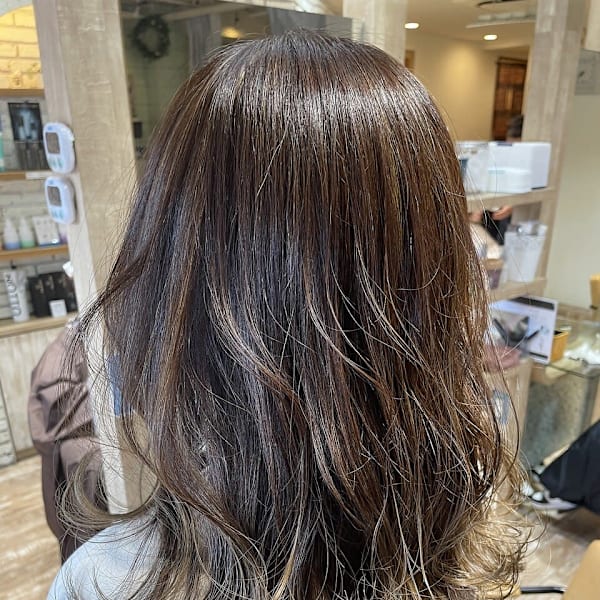 ナチュラルハイライト/アッシュオリーブ/下赤塚|Sepiage sept