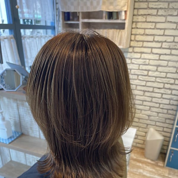 秋色/オリーブカラー/ハイライト/下赤塚|Sepiage sept