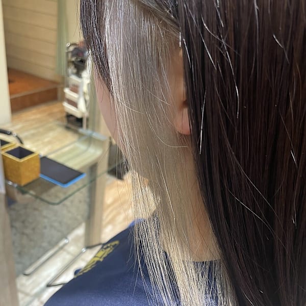 インナーカラー/イヤリングカラー/ベージュ/下赤塚|Sepiage sept