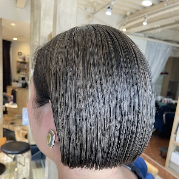 ミニボブ/アッシュグレー/下赤塚|Sepiage sept