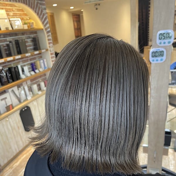 グレージュカラー/外ハネボブ/下赤塚|Sepiage sept