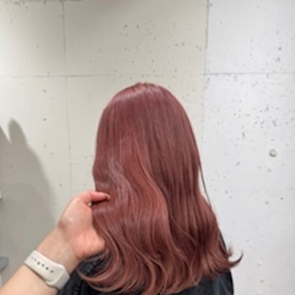 ピンクオレンジカラー