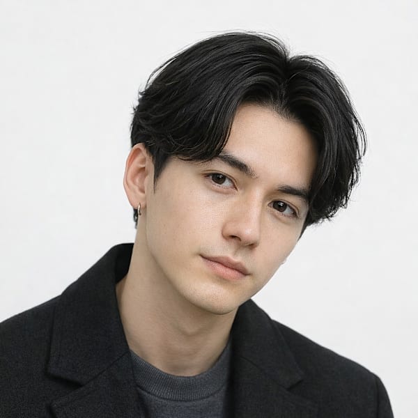 【mielhair新宿】ビジネスシーンに最適♪センターパート