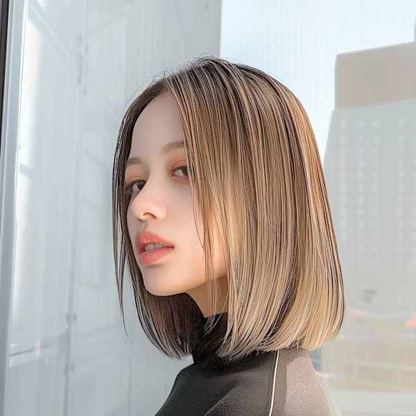 乾かしたらまとまる楽ちんボブ