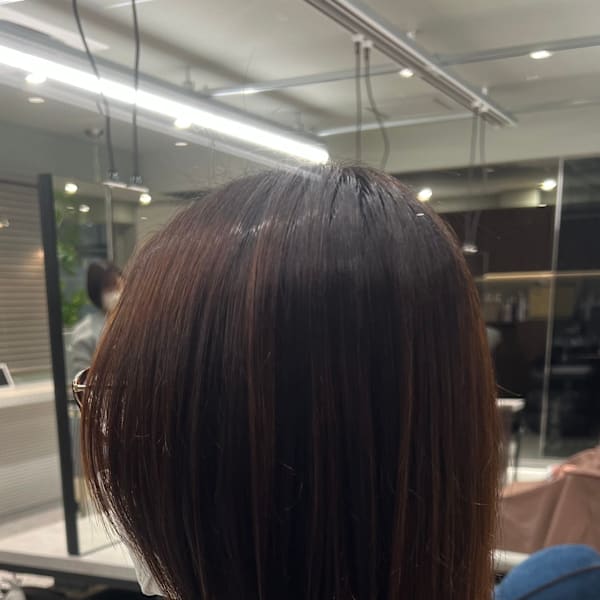 乾かすだけで決まる髪質改善ストレート