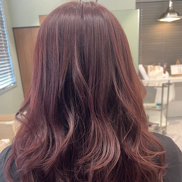 カシスピンクブラウンロング