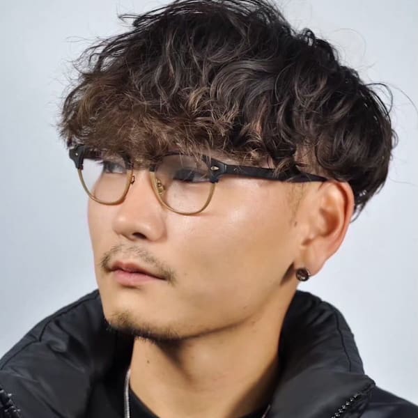 スパイラルマッシュ/メンズパーマ〈理容室〉