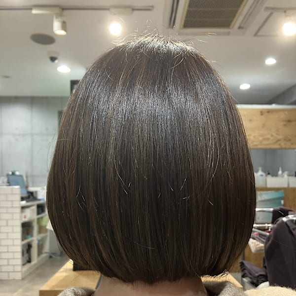 切りっぱなしボブ
