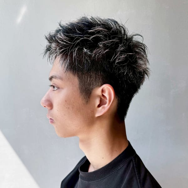 刈り上げセンターパートサーフカール_ba559741|IT by ALBUM 藤沢店【アイティー バイ アルバム】