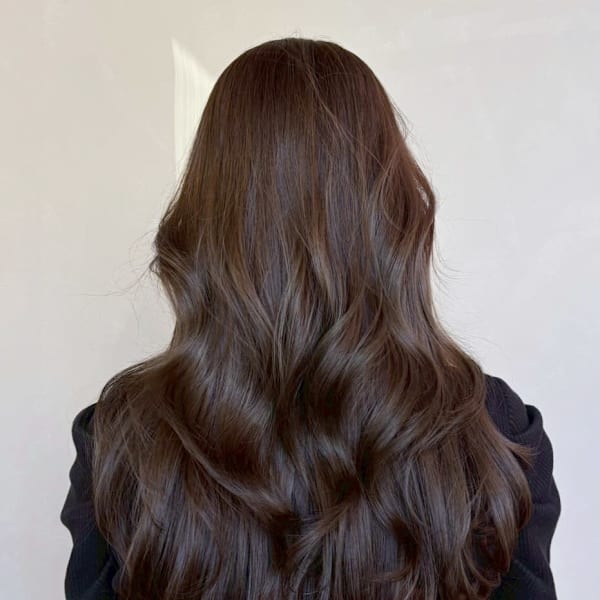 顔周りレイヤーロング韓国ヘア_ba576651|IT by ALBUM 藤沢店【アイティー バイ アルバム】