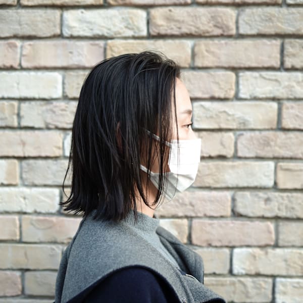 外ハネボブ＋縮毛矯正＋トリートメント