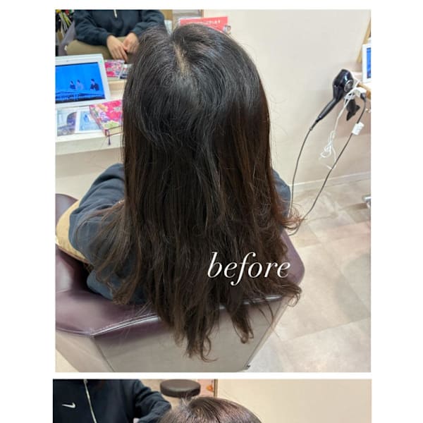 縮毛矯正×レイヤーカット