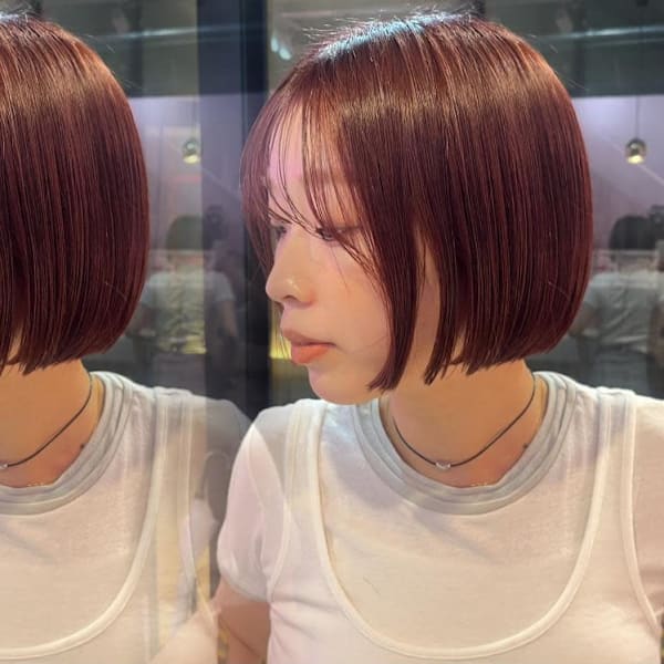 人気ボブスタイル☆|LAID BACK