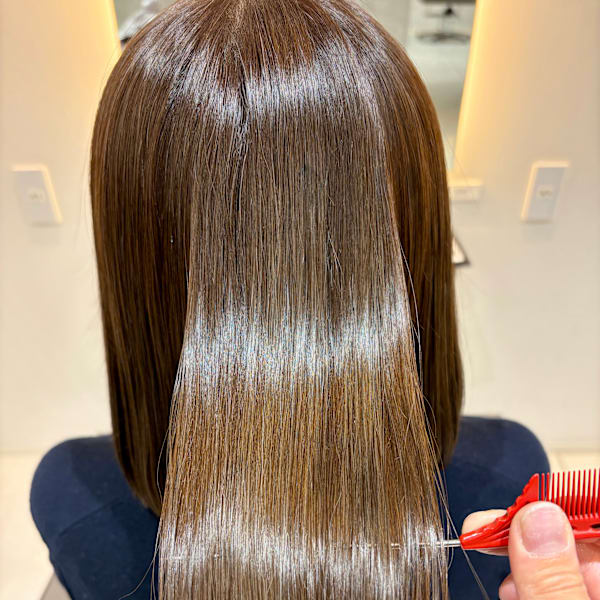 ハイライトを入れた後は◎髪質改善ヘアカラー|Fleu[r] フルー 都立大学店