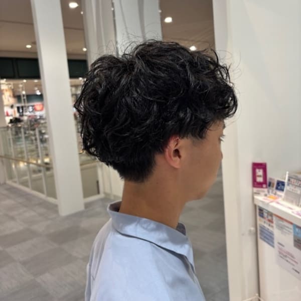 メンズスパイラルパーマ