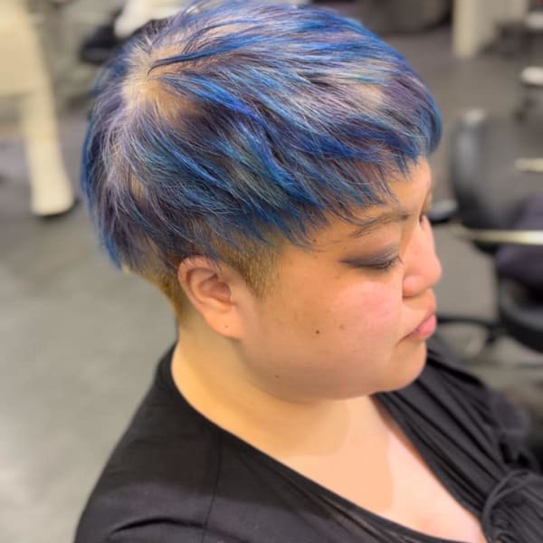 デザインカラー×Wブリーチ