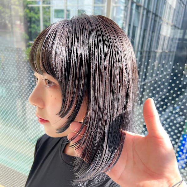 顔周りレイヤー/ステップカット/ウルフ/姫カット/小顔見え◎