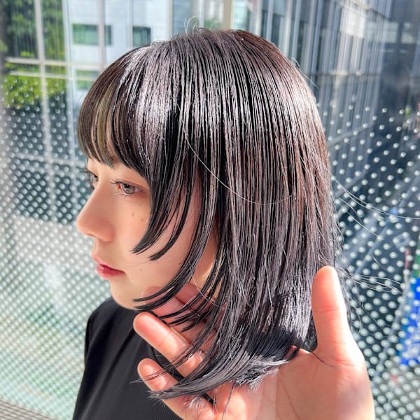 顔周りレイヤー/ステップカット/ウルフ/姫カット/小顔見え◎