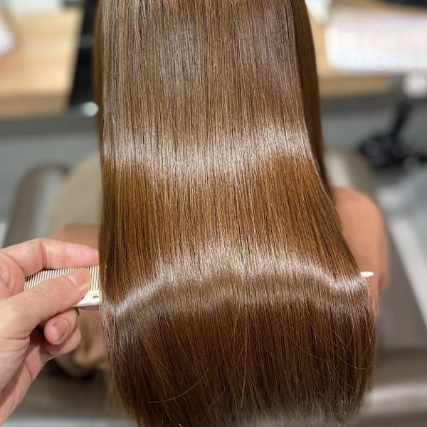 天使の縮毛矯正髪質改善酸性ストレート美髪矯正艶髪銀座有楽町