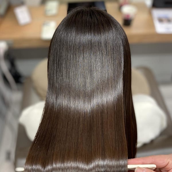 天使の縮毛矯正髪質改善酸性ストレート美髪矯正艶髪銀座有楽町