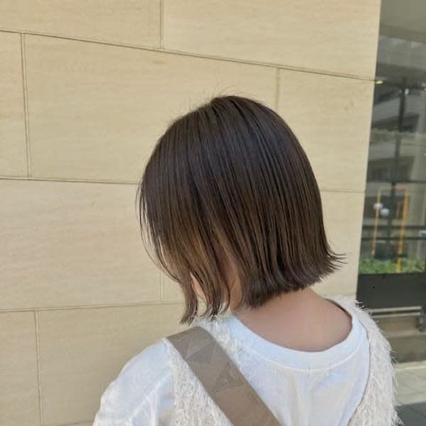 きりっぱなしニュアンスボブ