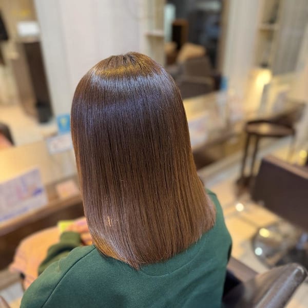 髪質改善酸性ストレート|Stilla smooth