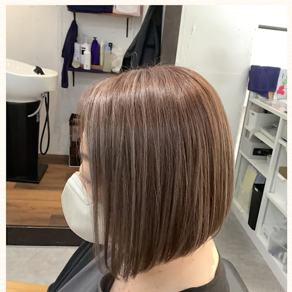 ≪お客様スタイル≫ 白髪ボカシのハイライト!