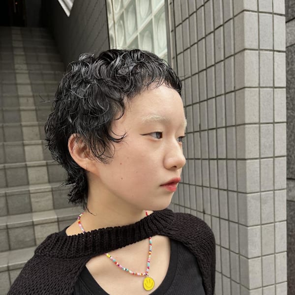 ベリーショートパーマ