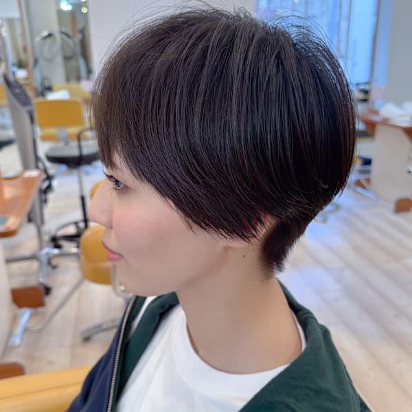 【morio成増/児玉】マッシュショート　黒髪
