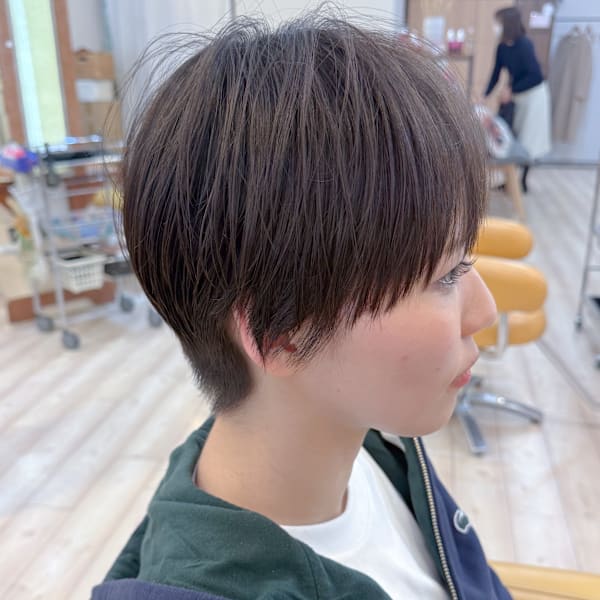 【morio成増/児玉】マッシュショート　黒髪