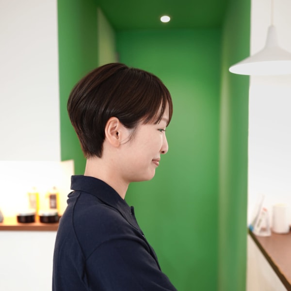 コンパクトショート×ダークブラウン