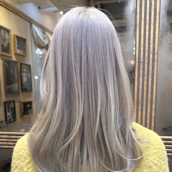 シャンパンベージュ/ミルクティーブラウン/ハッシュカット|Cyntia by artina 渋谷店