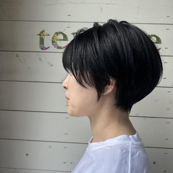 terrace岩政/若見えショート/30代40代/姪浜|terrace hair & botanical