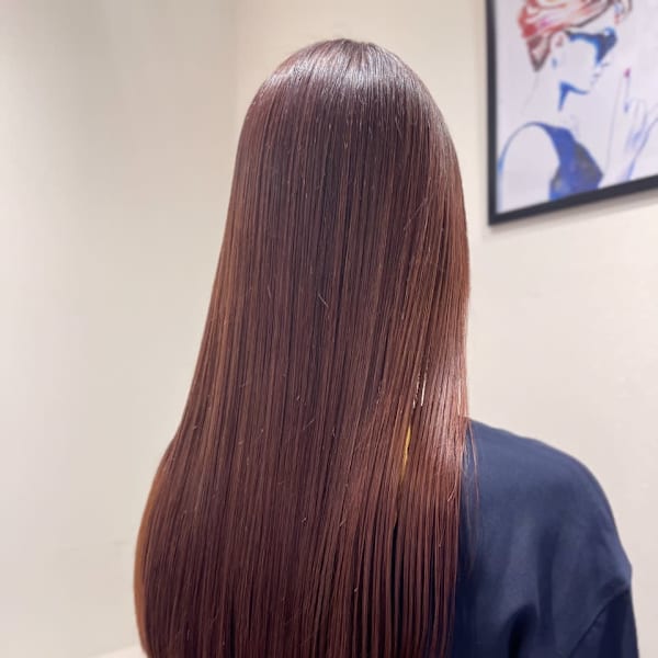 酸性ストレート×髪質改善トリートメント