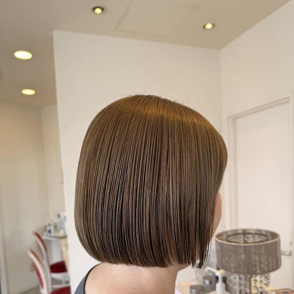 切りっぱなしボブ