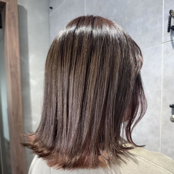 ボブ/インナーカラー/スモーキーベージュ|ungu GALLERY