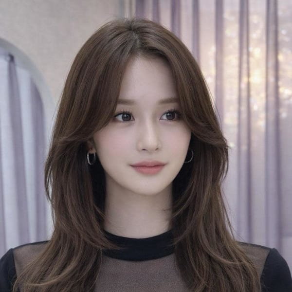 大人ガーリー/ダークアッシュ/似合わせカット/大宮駅