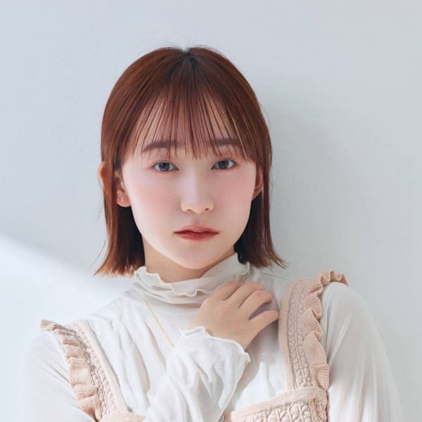 〈江戸桃海〉ボブ/外ハネボブ/オレンジブラウン/吉祥寺