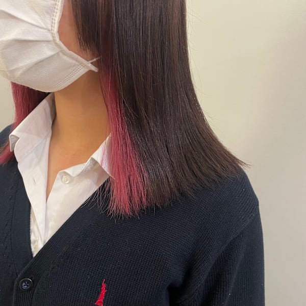 アクセントカラー✕ワンポイント