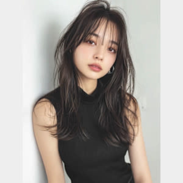 色っぽ大人韓国くびれセミロング