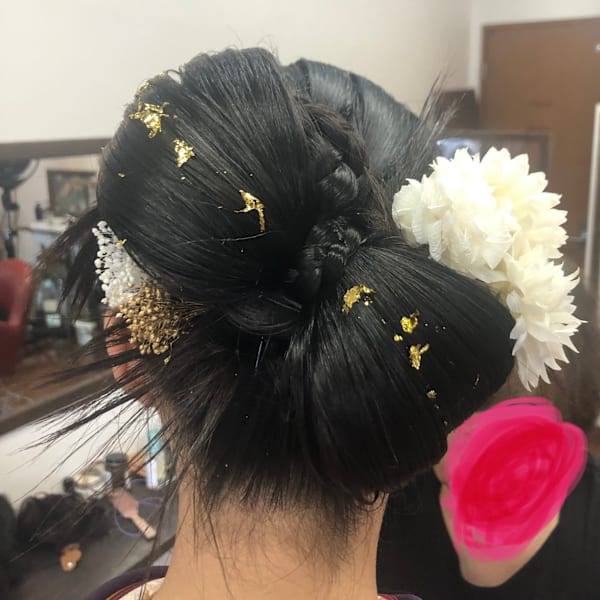 シニヨンアレンジ