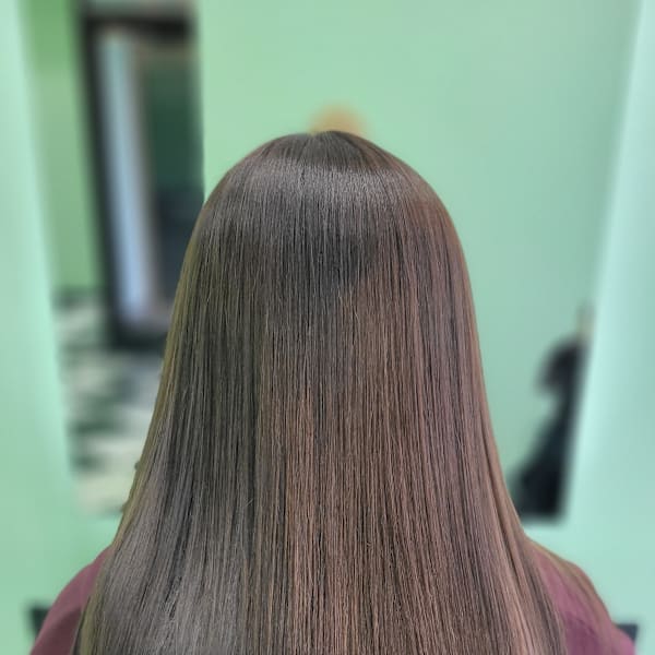 髪質改善ストレート×透明感ロング
