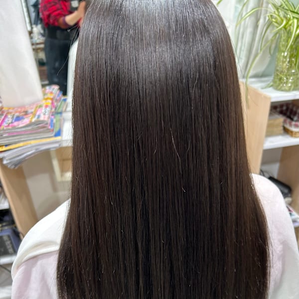 美髪縮毛矯正ストレートカットトリートメント