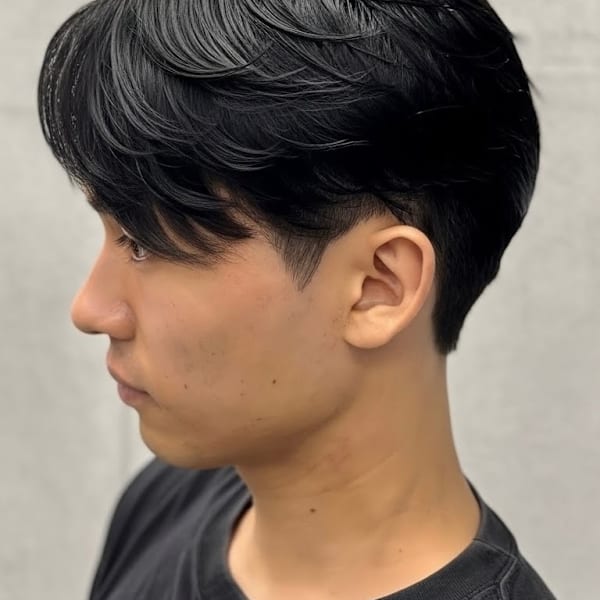 横浜メンズ！桜木町で叶う【曲がる縮毛矯正】ニュアンスマッシュ