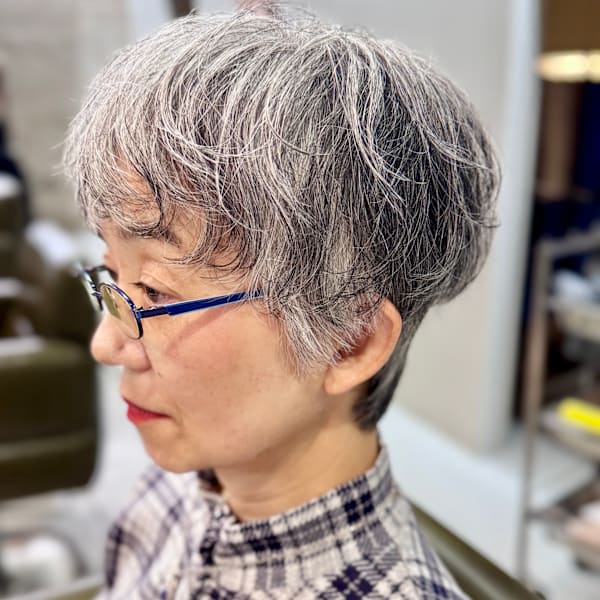 ミセスショートスタイル
