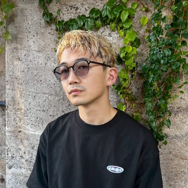 デザインカラー、ツーブロック、メンズヘア