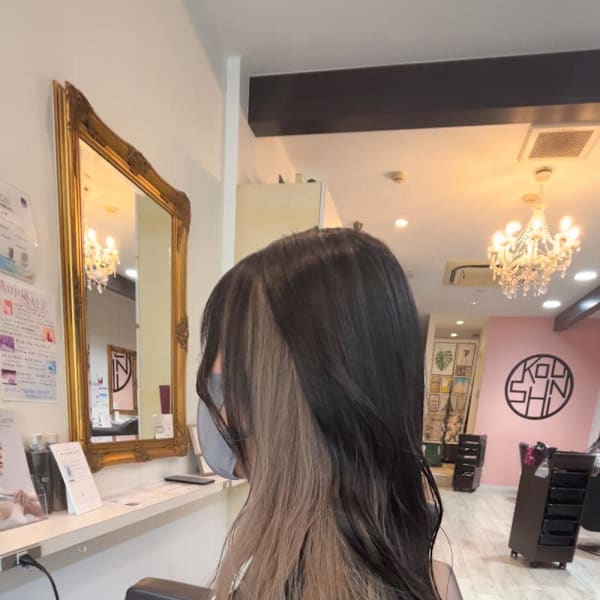 シルバーブルー☆【髪質改善 レイヤーカット】